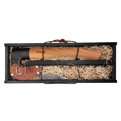 Axe short handle red elm, gift box edition