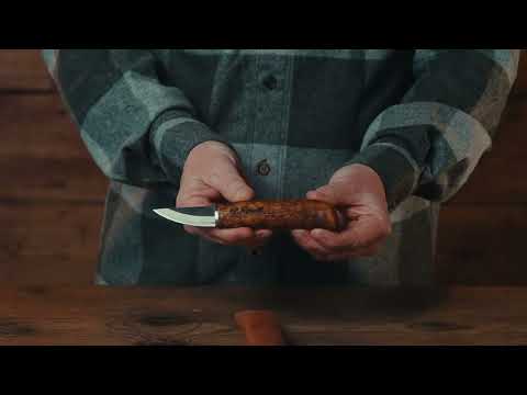 ベアクローナイフ | 超高炭素鋼と白樺ハンドル | ロセリ・フィンランド